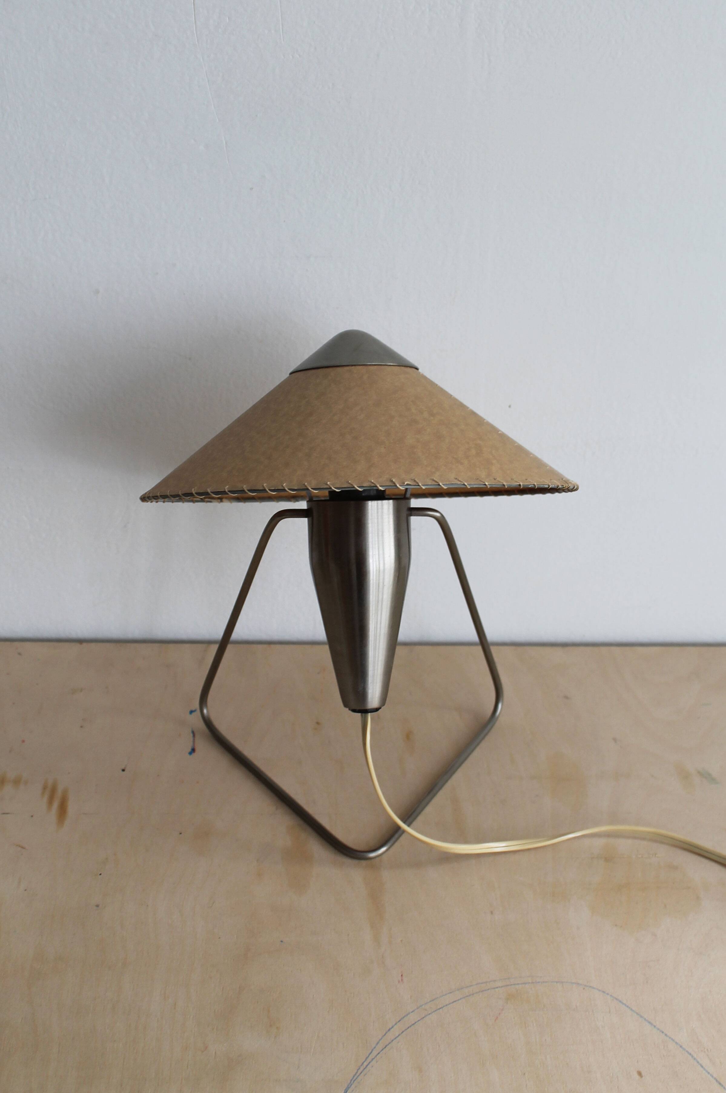 1950s Czech Modernist Table Lamp by Helena Frantová
