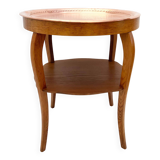 Art Deco Copper, Oak Side Table 1930s