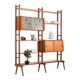 Scandinavian mid century free standing wall unit,Norway 1960s