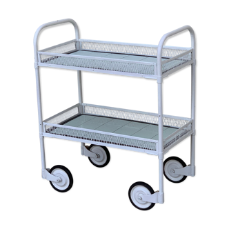 Vintage metal trolley year 50