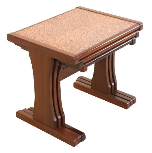 mid century  Copper nesting tables 'Birstall'