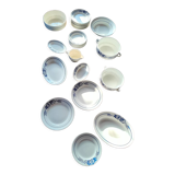 Service of 34 Pieces Wolves Mill and Orchies Hamage France 50s-60s