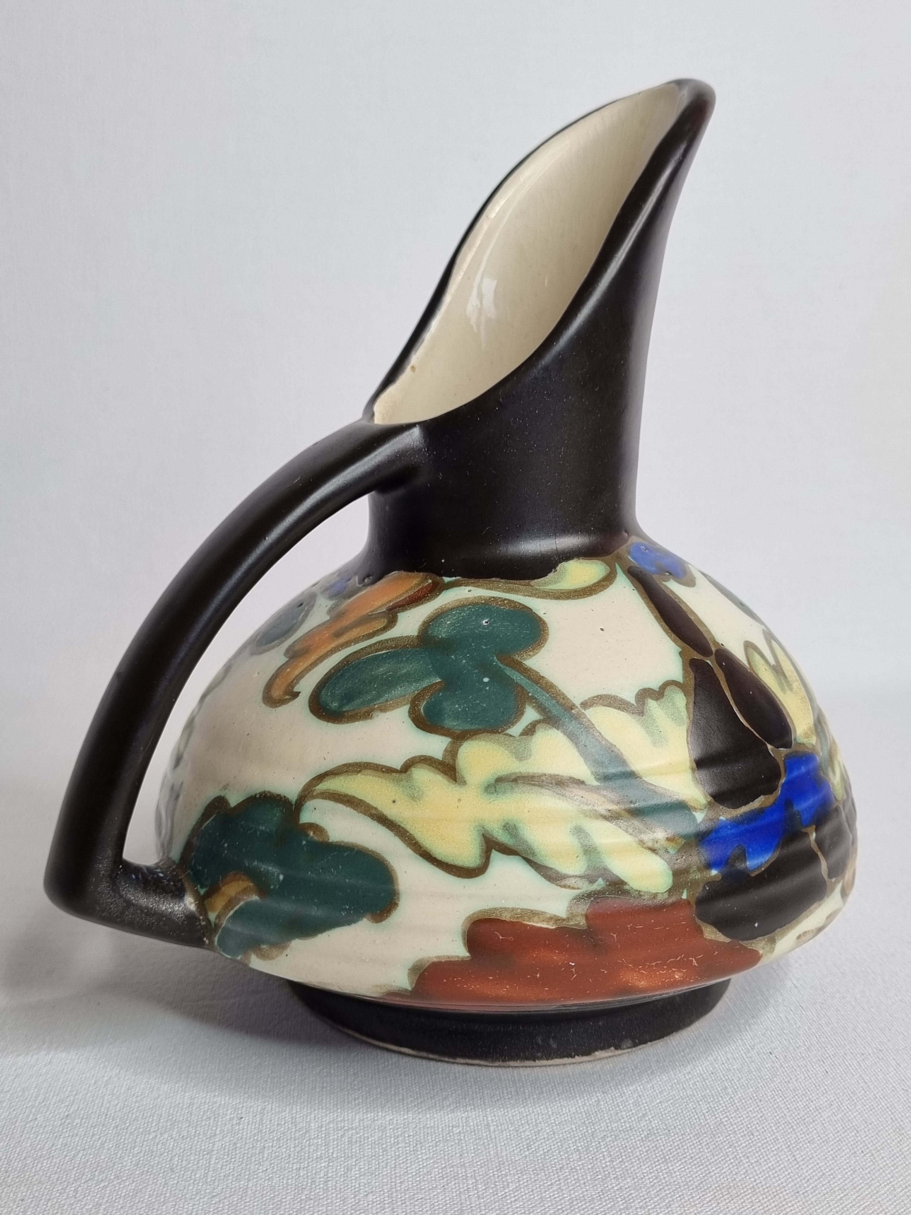 Vase Art Deco Ceramics Montoise, Bergen, 1930