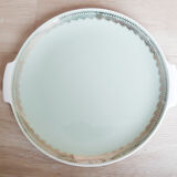 Villeroy and Boch food service, white and green faience, Mettlach, France Saar