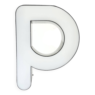 Vintage Illuminated  Letter P , 1970s