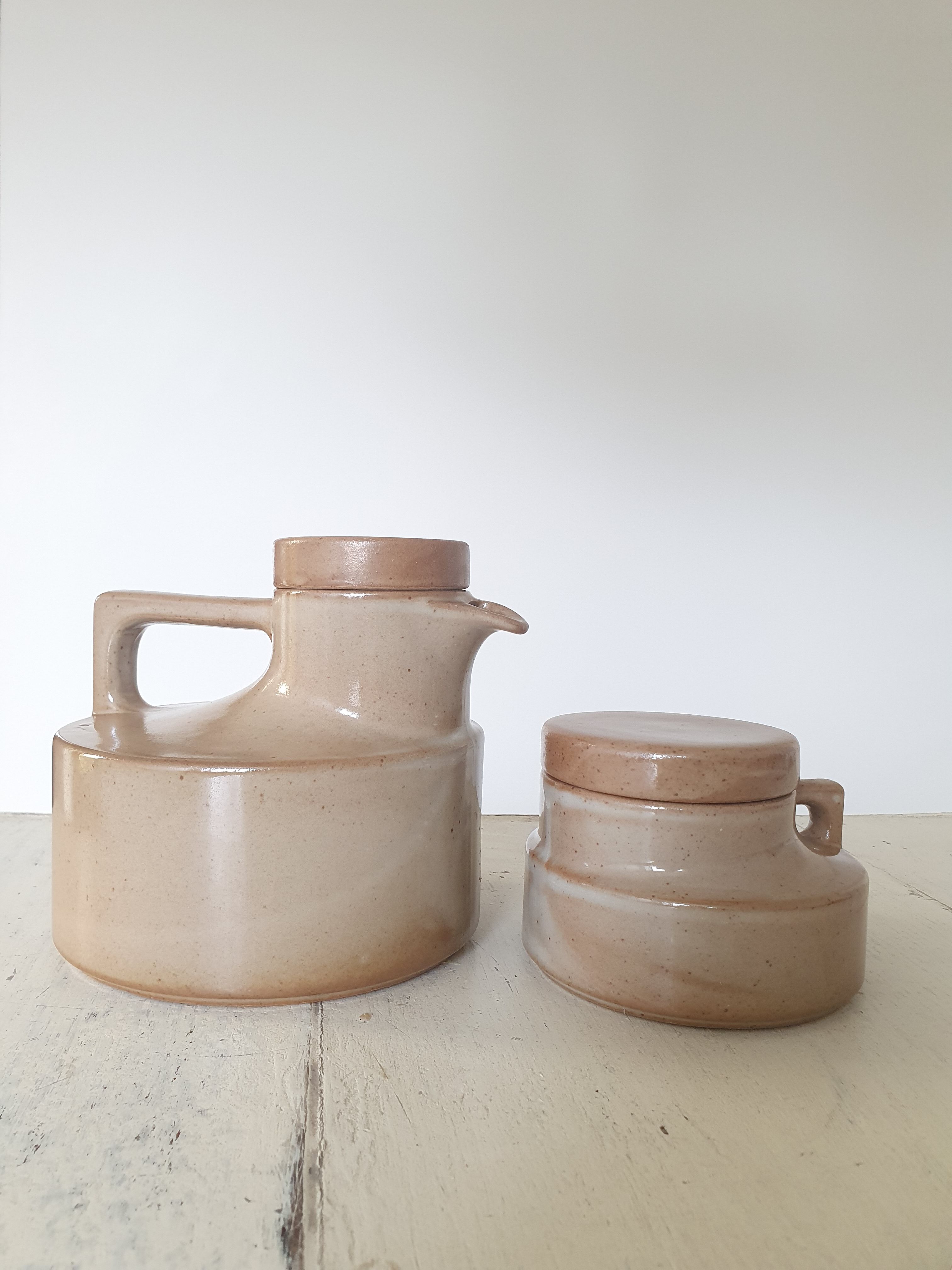 Coffee maker and sugar maker in Brenne sandstone