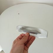 Vintage aluminium furniture handle