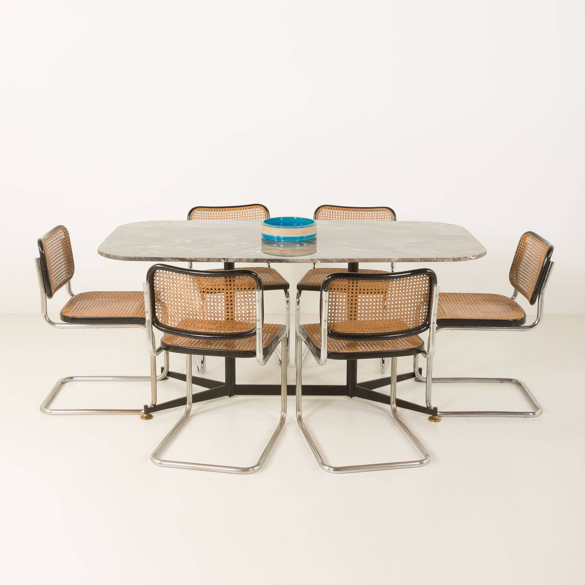 Large Italian mid century marble table or a desk , 1960s