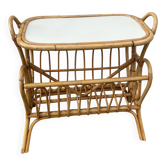Rattan side table 1970