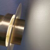 Danish hanging lamp in brass colored aluminum