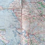 La Rochelle. Old map by the army geographic service 1941
