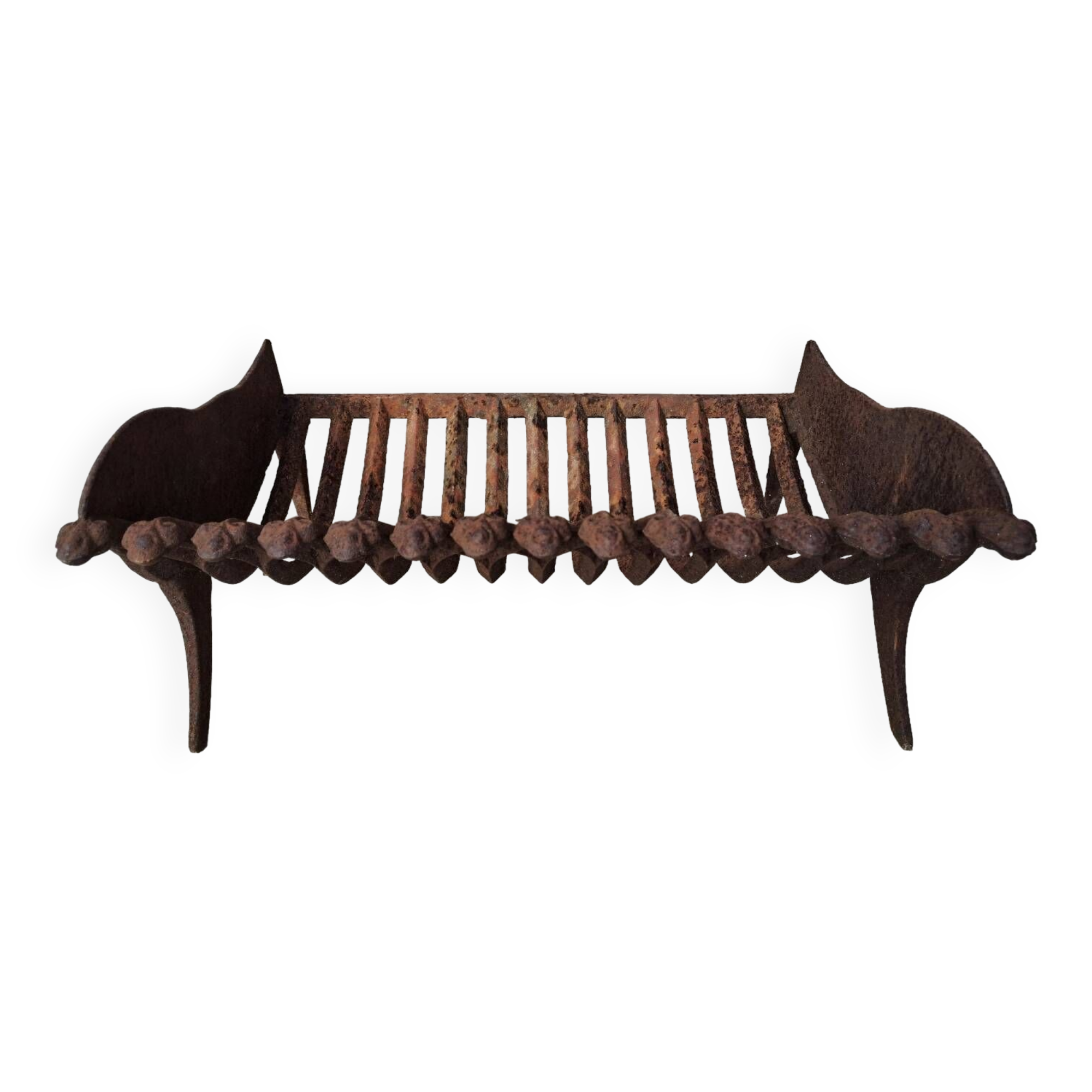 Cast iron log holder