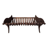 Cast iron log holder