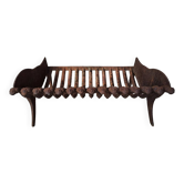 Cast iron log holder