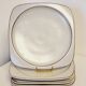 Olivier Roy Vallauris - 4 flat plates in vintage ceramic 1972