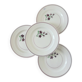 4 vintage flat plates from the Salins factory 210638