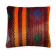 Housse de coussin kilim turc vintage, 40 x 40 cm