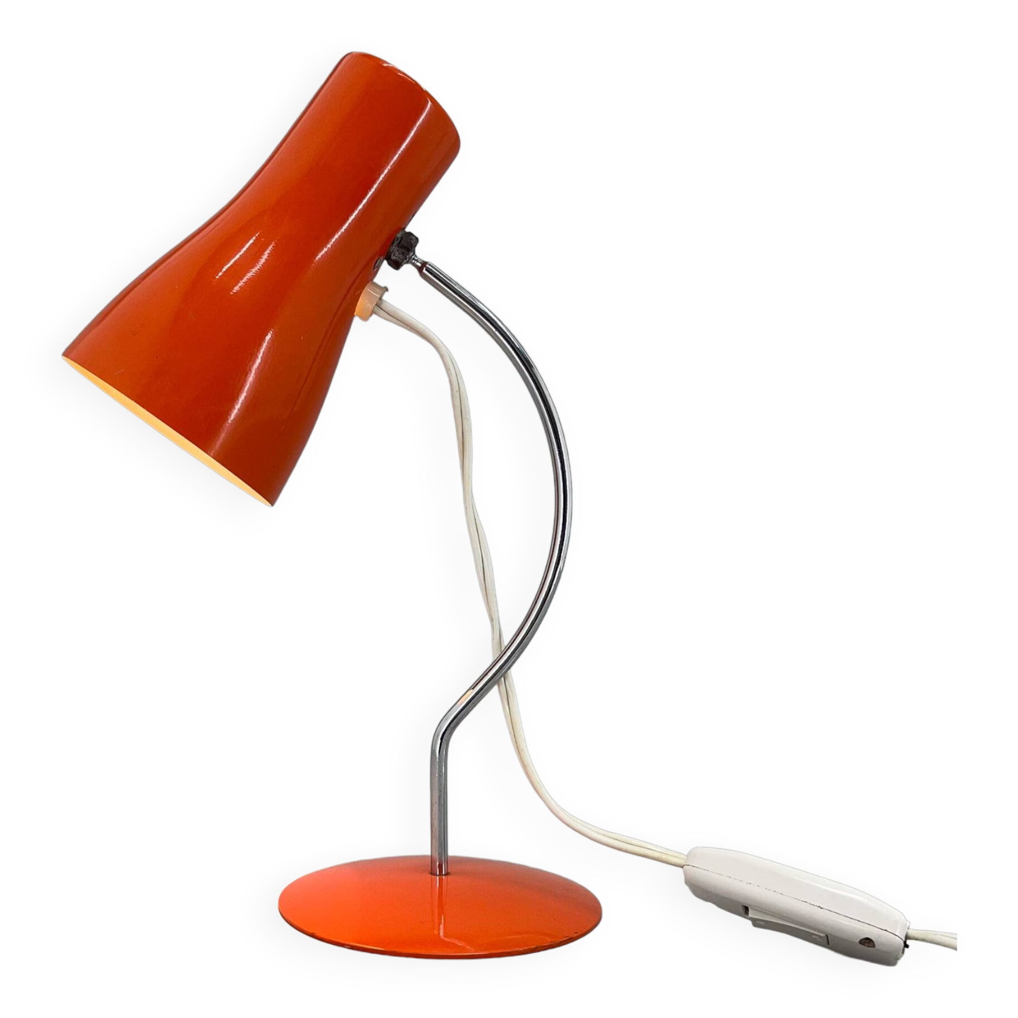 Lampe de table vintage par le designer Josef Hurka, Tchécoslovaquie, 1970