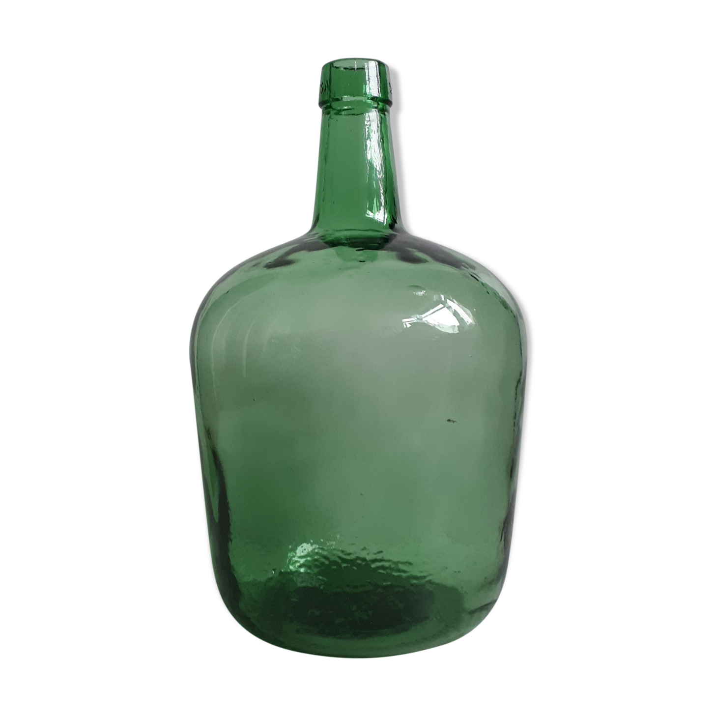 Demijohn 5 L clear green