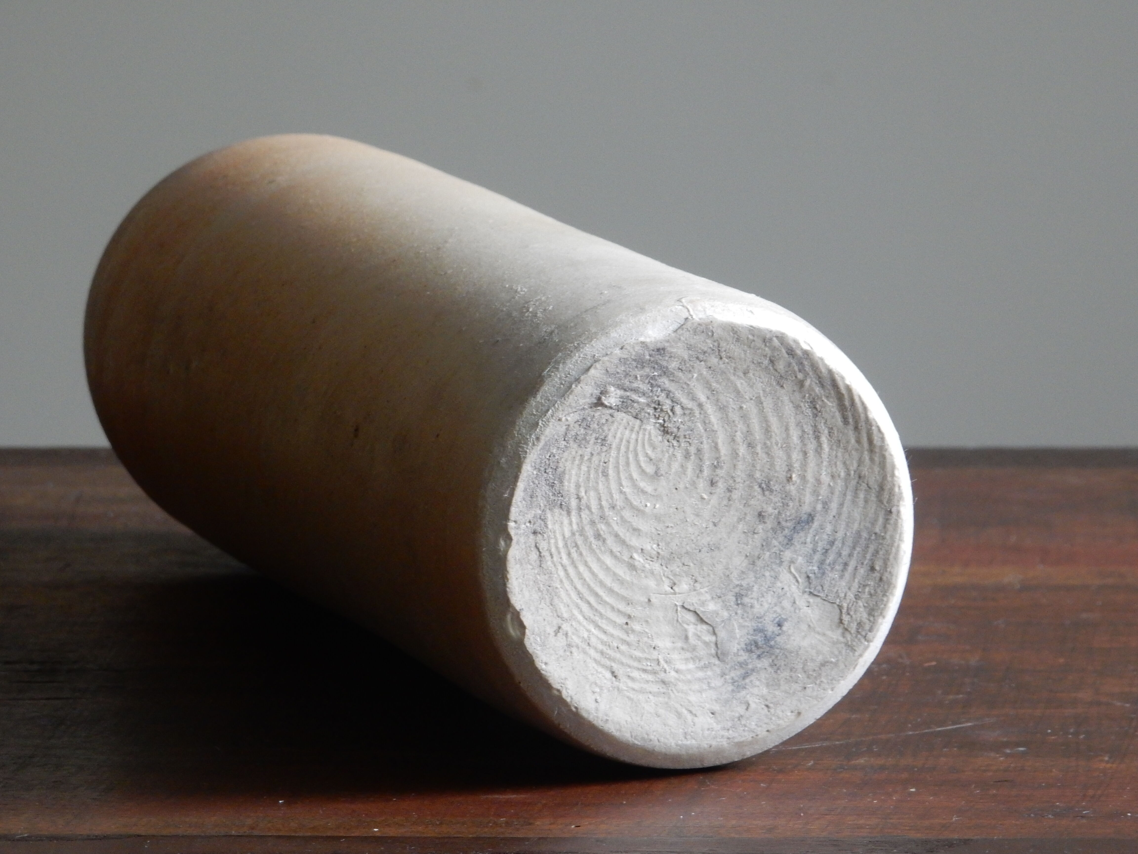 Old matte sandstone bottle