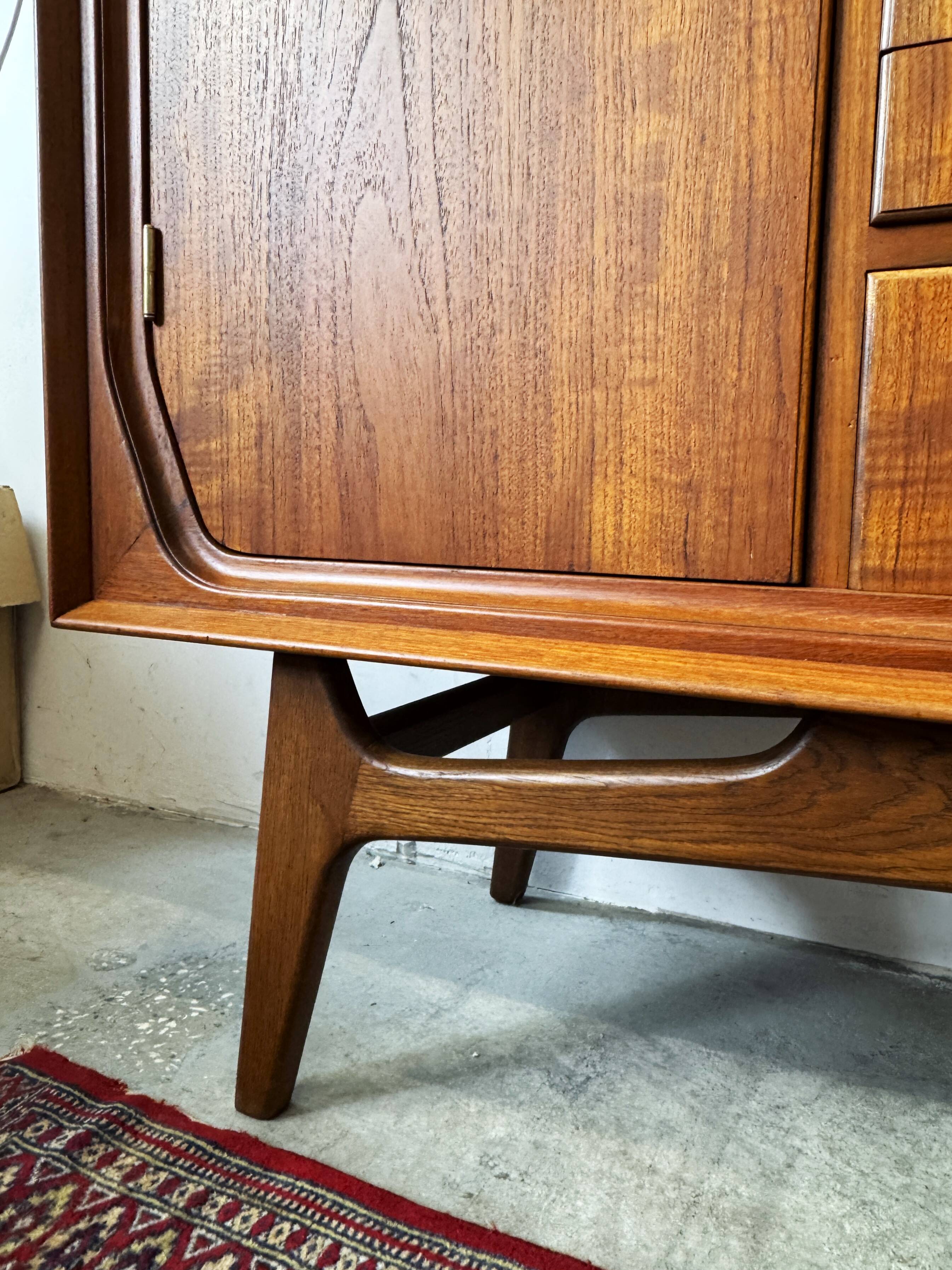 Teak Chest of Drawers, Denmark 1950s, Mid-Century Modern, Vintage