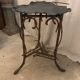 bamboo pedestal table&bronze Napoléon III