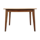 Vintage bistro table rectangular compass feet