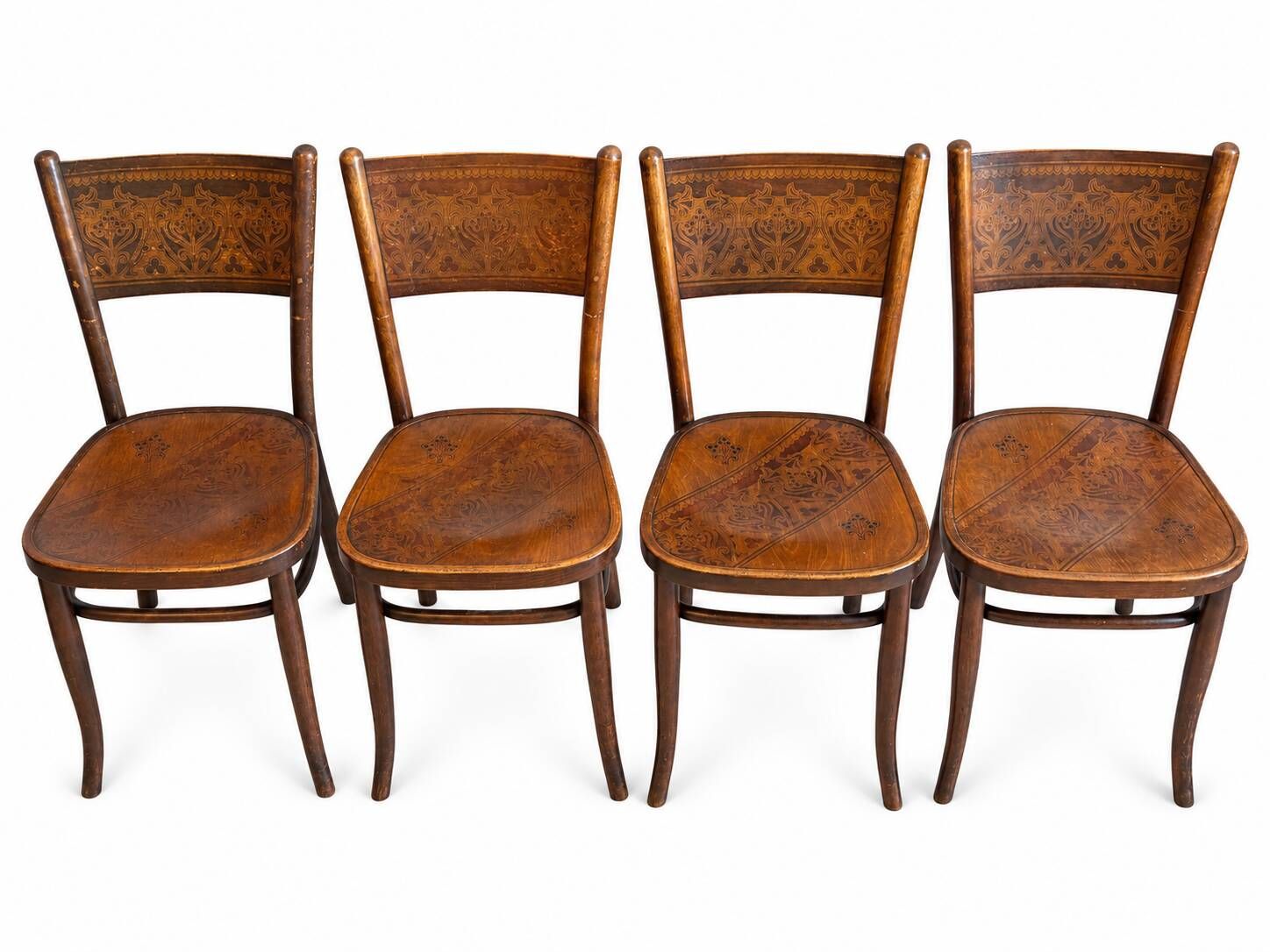 4 antique chairs by Jacob & Josef Kohn – Vienna – Art Nouveau period
