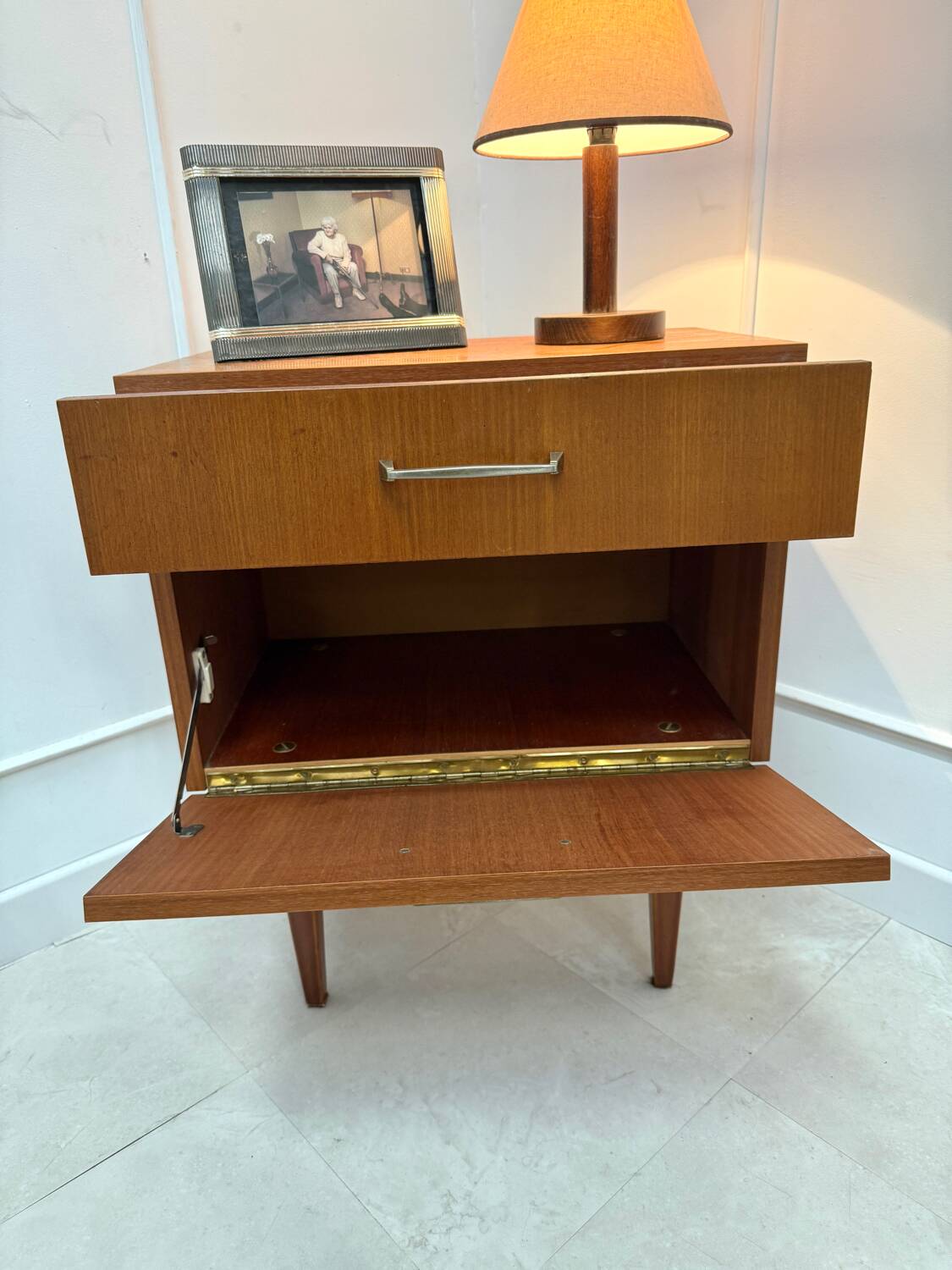 Vintage bedside table