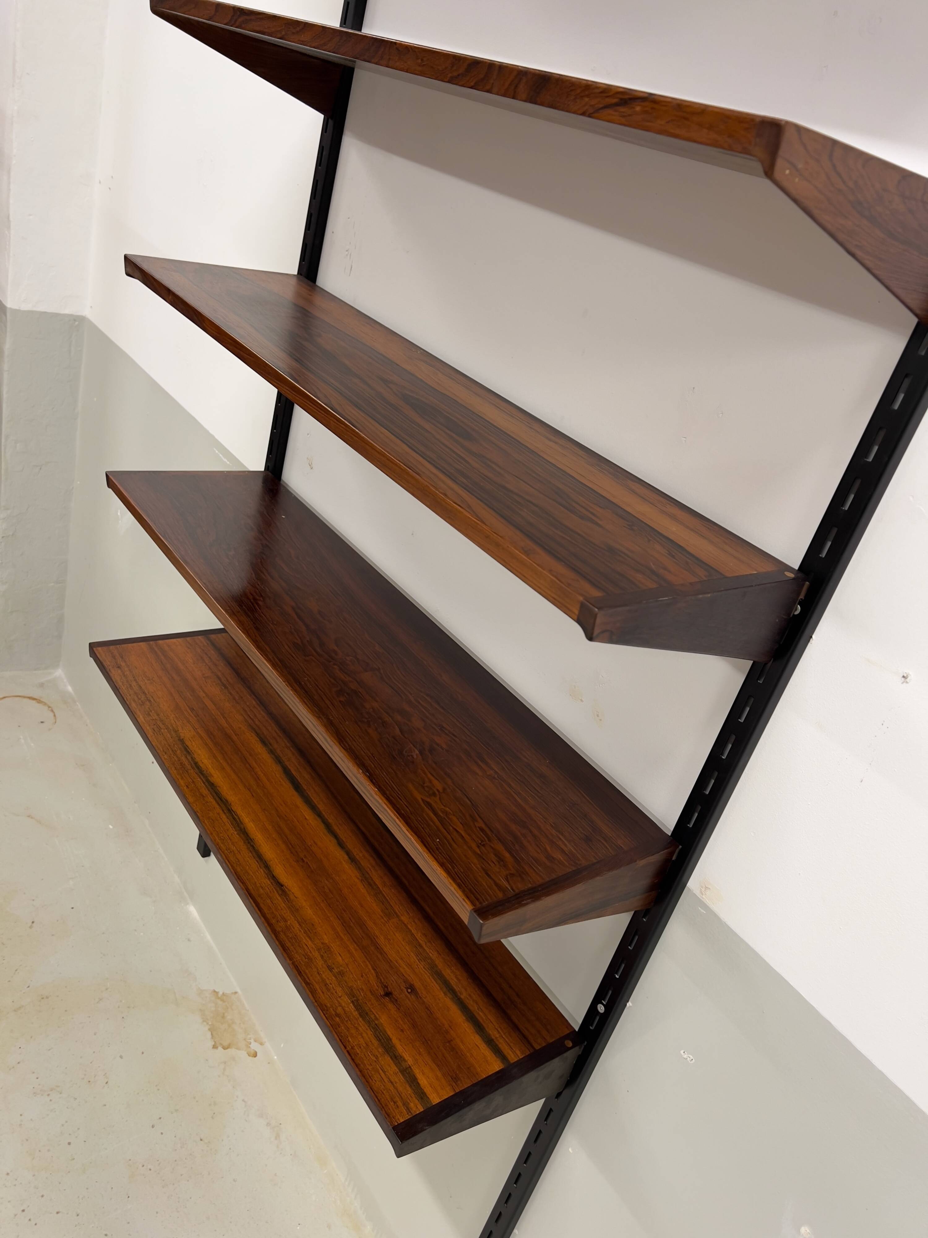Kai Kristiansen Rosewood Shelves For Feldballes, Set Of 6