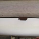 Brass art deco mirror