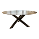 Minotti Van Dyck dining table — Calacatta marble — Ø150cm