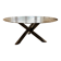 Minotti Van Dyck dining table — Calacatta marble — Ø150cm