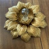 Ceiling light golden flower