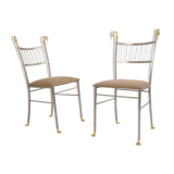Paire de chaises cygnes, USA 1970