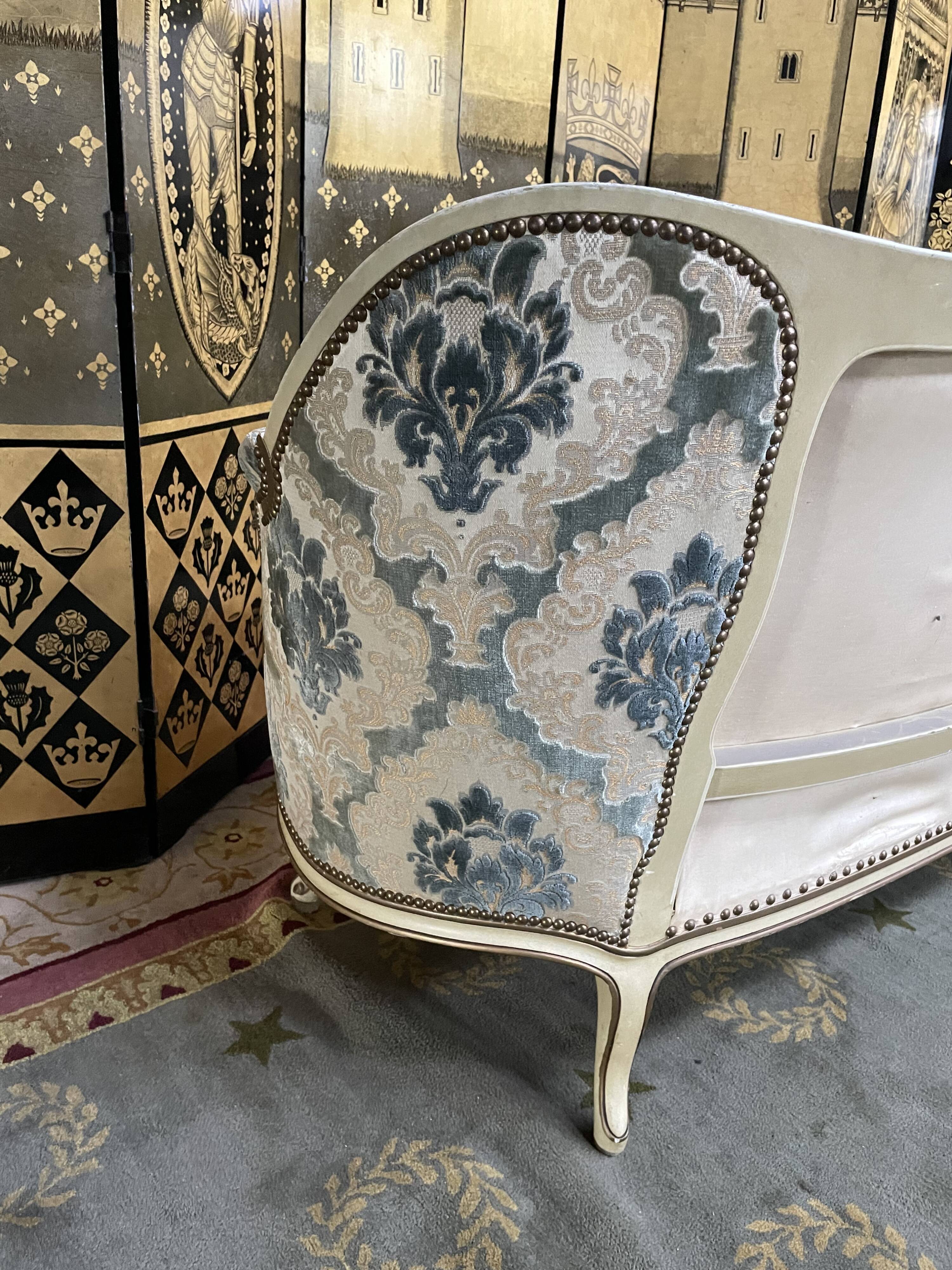 Louis XV style basket sofa