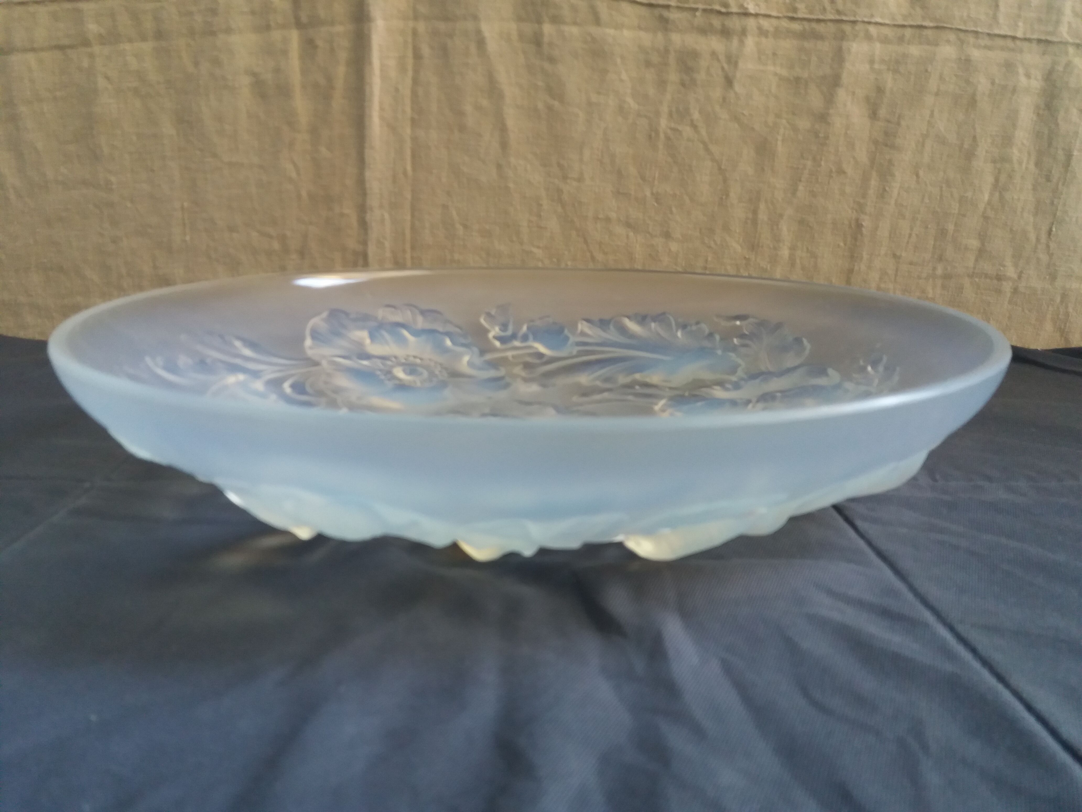 Old glass cup by "Sabino"