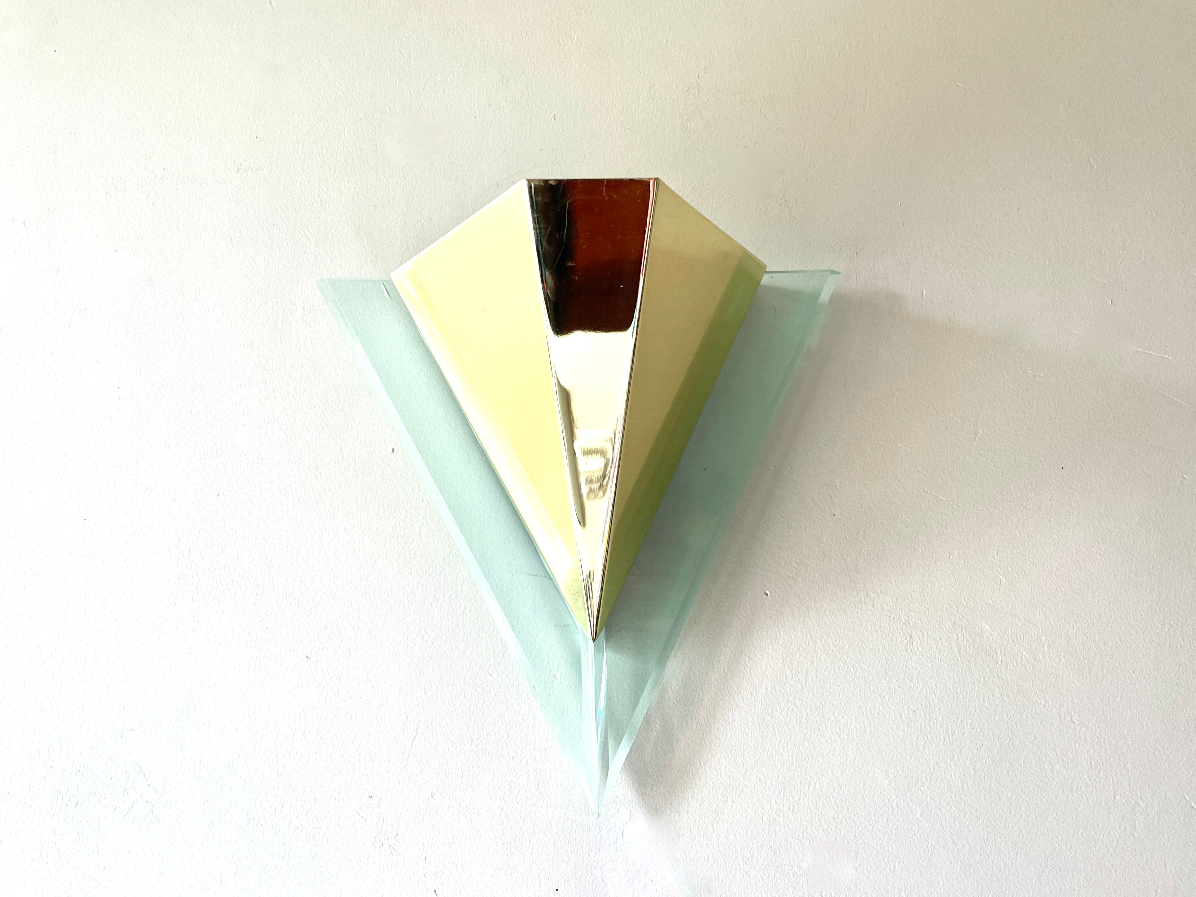 Triangular wall light 1980