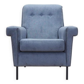 Fauteuil lounge, design italien, années 1970, production : Italie
