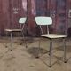 Paire de chaises formica année 60