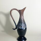 Grand Feu Flamed Ewer Vase