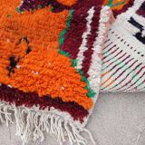 Moroccan rug made of natural wool, handmade, 2.5x1.5 m.