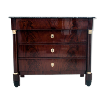 Empire chest of drawers, France, circa 1880.