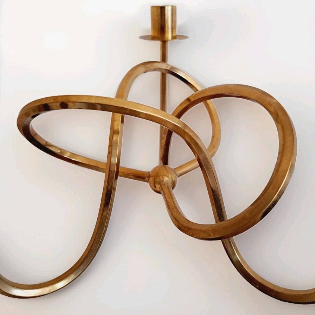 Josef Frank Svenskt Tenn candle holder brass design