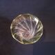 Val Saint Lambert Crystal 'Torsade' Vase in Gradient Apple Green