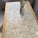 Scandinavian oak and ceramic table