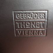 4 leather Twiggy chairs by Gebrüder Thonet