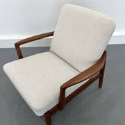 Fauteuil lounge vintage danois en teck, 1970