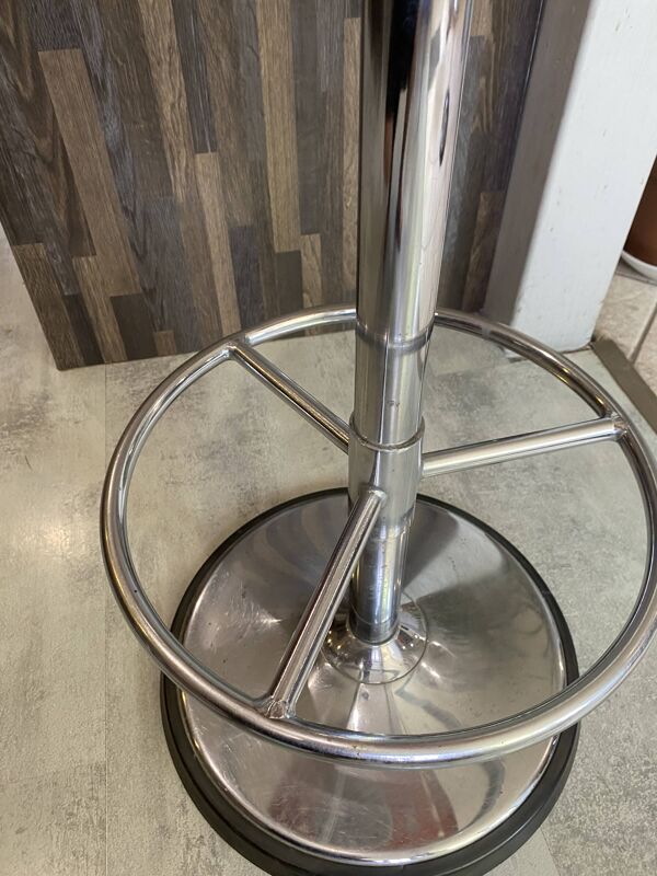 Tabouret orange tracteur Faucheuse pivotant Etienne Fermigier mirima 70