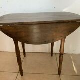 Small natural wood mastery table Two 19th century felling